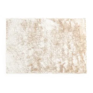 Vente-unique Tapis shaggy à poils longs ultra doux - 200 x 290 cm - Beige - DOLCE pas cher