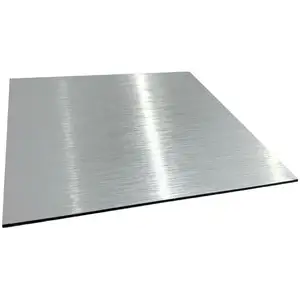 Panneau Composite Aluminium Brossé épaisseur 2 mm-- - 60 x 130 cm (600... pas cher