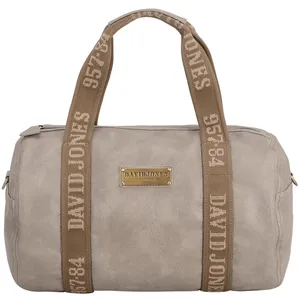 David Jones Paris - Sac polochon Femme Homme en Similicuir grainé - Gr... pas cher