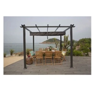 Comparateur de prix : Non communiqué Pergola KIBA avec toit déroulant 3 3 m