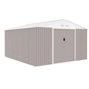 Abri De Jardin En Métal 12,99 M² - 340 X 382 X 210 Cm - Kit D'ancrage ...