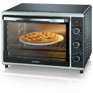 Non communiqué Mini Four Electrique chaleur TO2058 tournante 42 L pierre a pizza et tournebroch