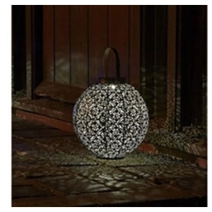 Comparateur de prix : Lanterne Solaire - Smart Garden - Damasque En Métal Ajouré - Bronze ...
