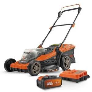 Dual Power Tondeuse a Gazon a Gazon sur Batterie 40V POWDPGLWS2 420mm Sac de Collect pas cher