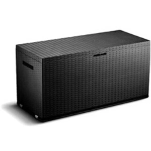 Comparateur de prix : Tood Malle coffre de rangement en résine 350 L 120 52 60 cm anthracite Gris