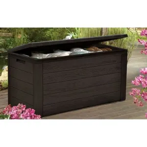 Comparateur de prix : Tood Malle / Coffre De Rangement En Résine - 300 L - 120 X 46 X 58 Cm ...