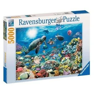Comparateur de prix : Puzzle 5000 pièces Ravensburger Monde marin TU