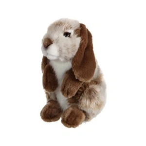 Gipsy Toys - Lapin Bélier - Peluche - 18 cm - Marron TU
