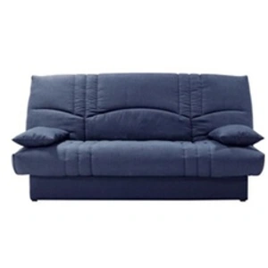 MARKET24 Clic Clac 3 Places Thelma - Tissu Soro Bleu Foncé - Couchage ...