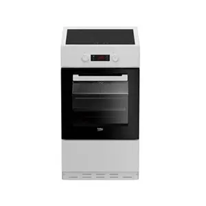 Cuisiniere induction FSM58301WC 3 feu 0 92 kwh cycle 50cm Blanc