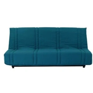 Comparateur de prix : MARKET24 Banquette clic clac 3 places canard 100% coton L 193 P 92 cm LENA Bleu