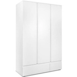 Comparateur de prix : MARKET24 Armoire Image 60b - Décor Blanc Mat - 3 Portes + 2 Tiroirs - ...