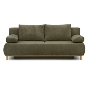 Comparateur de prix : MARKET24 Banquette Convertible 3 Places Mika - Velours Côtelé Vert Kak...
