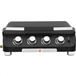 Plancha a gaz - COOKING BOX - PALMA - 4 feux - 69 X 51 X 35 cm - Noir ...Vendu parfnac