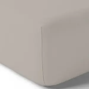 Toison d'Or Drap Housse, Taupe, 160cm x 200cm pas cher
