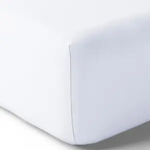 Toison d'Or Drap Housse, Blanc, 140cm x 190cm pas cher