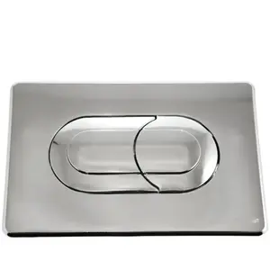 Comparateur de prix : REGIPLAST Plaque de commande murale pneumatique SALINA WC encastré, chromée