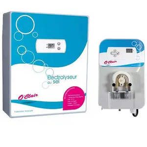 Pack électrolyseur au sel s60 et régulateur de ph o'clair pas cher