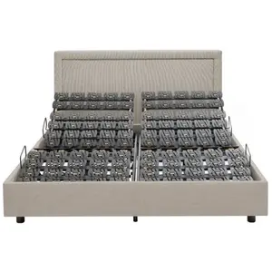 ENCADREMENT DÉCO TISSU TEMPUR® POUR SOMMIER DE RELAXATION pas cher