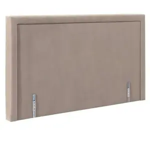Tempur Tête de lit Pure 184cm velours gris perle D65Vendu partempur