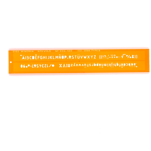 Trace lettre ISO - MINERVA - Droit - Hauteur 5 mm - Anti-tâche - Pointe 0.5 pas cher