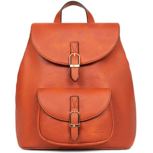 Hexagona - Sac à Dos - Compatible téléphone Portable - pour Femme - Collection Toscane - Terre