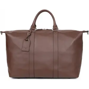 Hexagona Sac de voyage Cuir CONFORT Chocolat Scott pas cher
