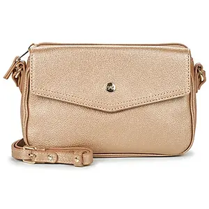 Hexagona Sac porté travers LUNA Doré en cuir Ora