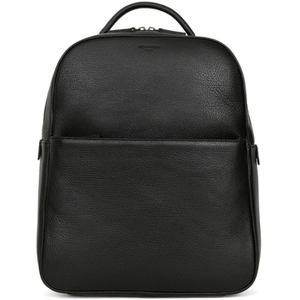Hexagona Sac à dos - 13 & A4 - Cuir de vachette - Noir - Encore