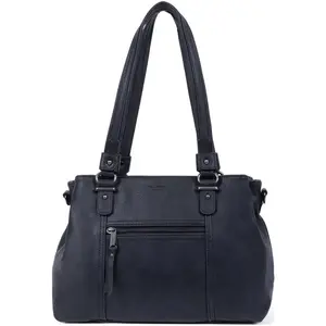 Hexagona Sac porté épaule 2 anses GRACIEUSE Noir Julia