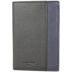 Sacoche Hexagona  Portefeuille  cuir RFID 2 volets - Noir / BleuVendu paramazon
