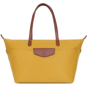 Hexagona Sac de voyage jaune en nylon Olia pas cher