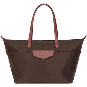 Hexagona Sac de voyage marron foncé en nylon Esme pas cher