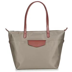 Hexagona Sac cabas porté épaule - A4 - Taupe - Pop en nylon