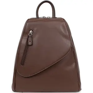 Hexagona Sac transformable Cuir CONFORT Chocolat Sofia pas cher