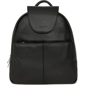 Hexagona Sac à dos Cuir CONFORT Noir Pax pas cher