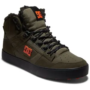 DC Shoes Homme Pure Basket, Dusty Olive Orange, 44 EU pas cher