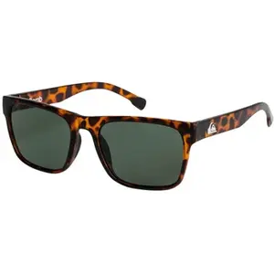Quiksilver Bomb Plz Lunettes de Soleil Men's, Brown/Brown/Green, Taille Unique pas cher