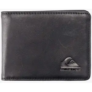 Quiksilver Slim Rays, Accessoire de Voyage-Portefeuille à Double pli Homme, Noir, M