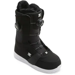 DC Shoes - Boots de snowboard - Lotus Black/White/Black pour Femme - Taille 6,5 US - Noir pas cher