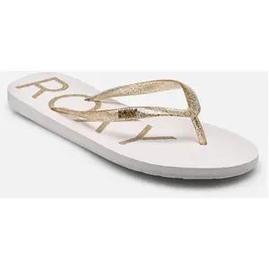 Comparateur de prix : Tongs Roxy Viva Sparkle blanc doré femme - 40