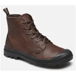 PAMPA ZIP LEATHER par Palladium Marron 41 Homme pas cher