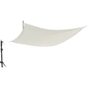 Autres Marques Voile D'ombrage Triangulaire 4x4m Ecru Anti-uv - Le Voile pas cher