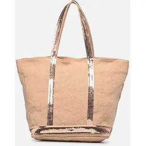 Cabas M Zippe Lin par Vanessa Bruno Beige T.U SacsVendu parsarenza