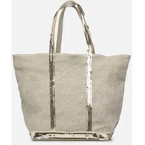 Cabas L Porte Epaule En Lin Et Paillettes par Vanessa Bruno Beige T.U ...Vendu parsarenza