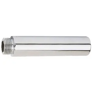 Rallonge laiton chromé droit à visser - m 1/2' - f 1/2' - 50 mm