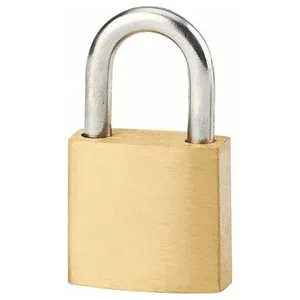 Cadenas laiton à clés - Largeur 25 mm - Exem pas cher