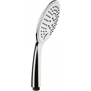 Douchette chromée 3 jets - Ø 120 mm - Minéral - Odyssea pas cher