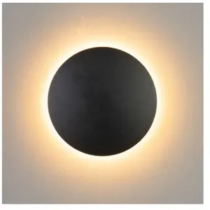 KOSILUM Eclairage mural LED couleur noire extérieur - Lunar pas cher