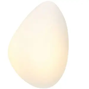 KOSILUM Applique en verre blanc opalin - Veglia pas cher